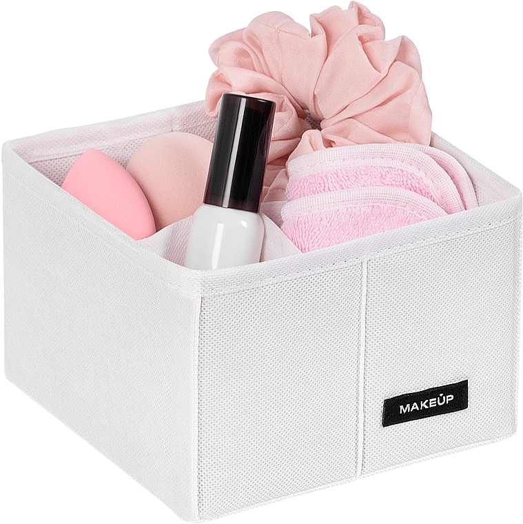 Органайзер для хранения с 4 ячейками, белый 15х15х10 см "Home" - MAKEUP Drawer Underwear Organizer White