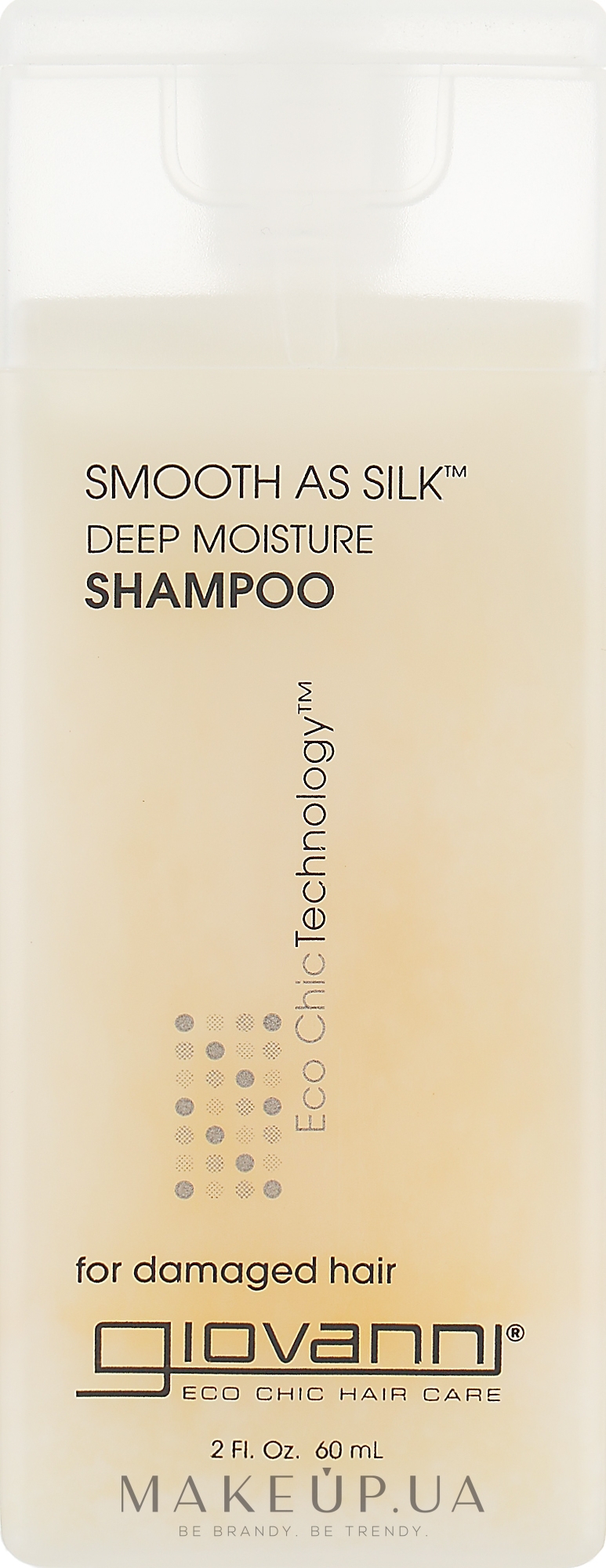 Шампунь для поврежденных волос - Giovanni Smooth as Silk Deep Moisture Shampoo — фото 60ml