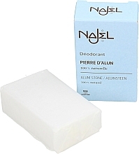Натуральный дезодорант - Najel Alum Stone Deodorant in Block — фото N1