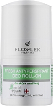 Духи, Парфюмерия, косметика Гипоаллергенный дезодорант - Floslek Hypoallergenic Fresh Deo Roll-On