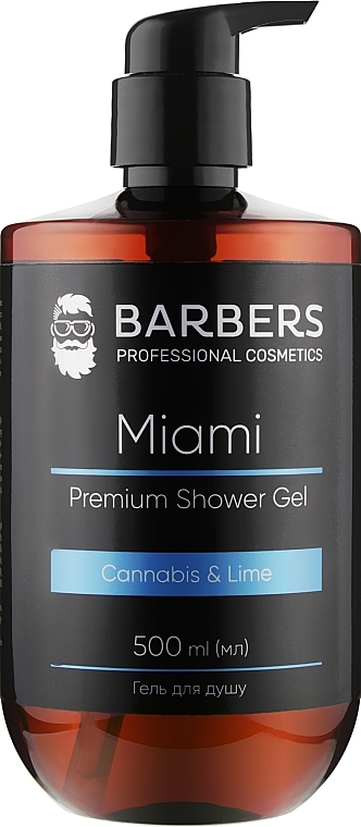 УЦЕНКА Гель для душа - Barbers Miami Premium Shower Gel * — фото N1