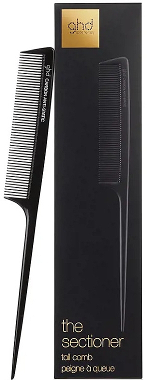 Гребінь для начісування й укладання волосся - GHD The Sectioner Tail Hair Comb Anti-static Carbon — фото N2