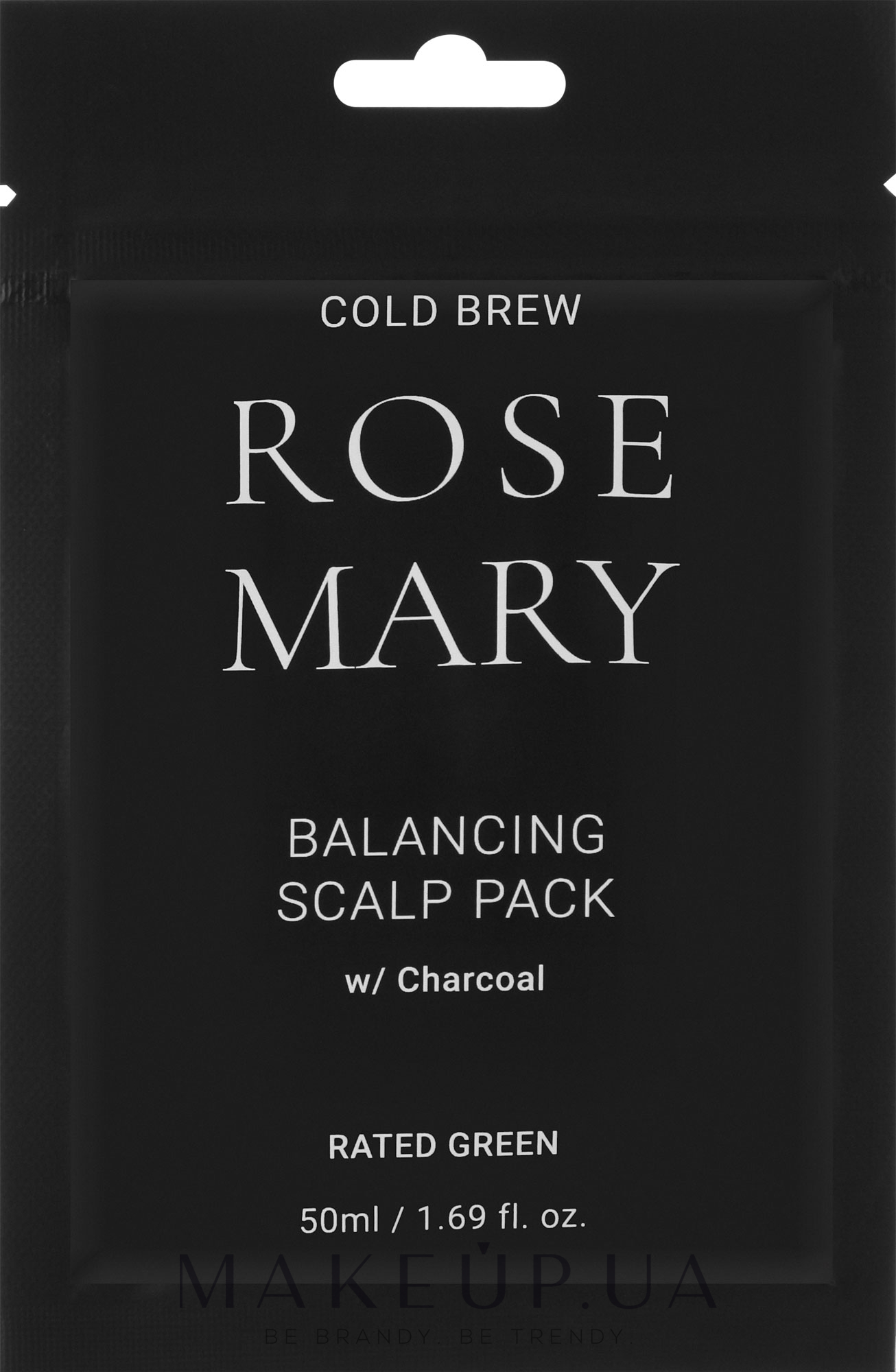 Відновлювальна маска для шкіри голови із соком розмарину - Rated Green Cold Brew Rosemary Balancing Scalp Pack — фото 50ml