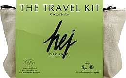 Парфумерія, косметика Набір, 5 продуктів - Hej Organic Travel Kit Cactus