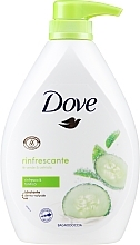 Гель для душа, с дозатором - Dove Refreshing Cucumber & Green Tea Shower Gel  — фото N2