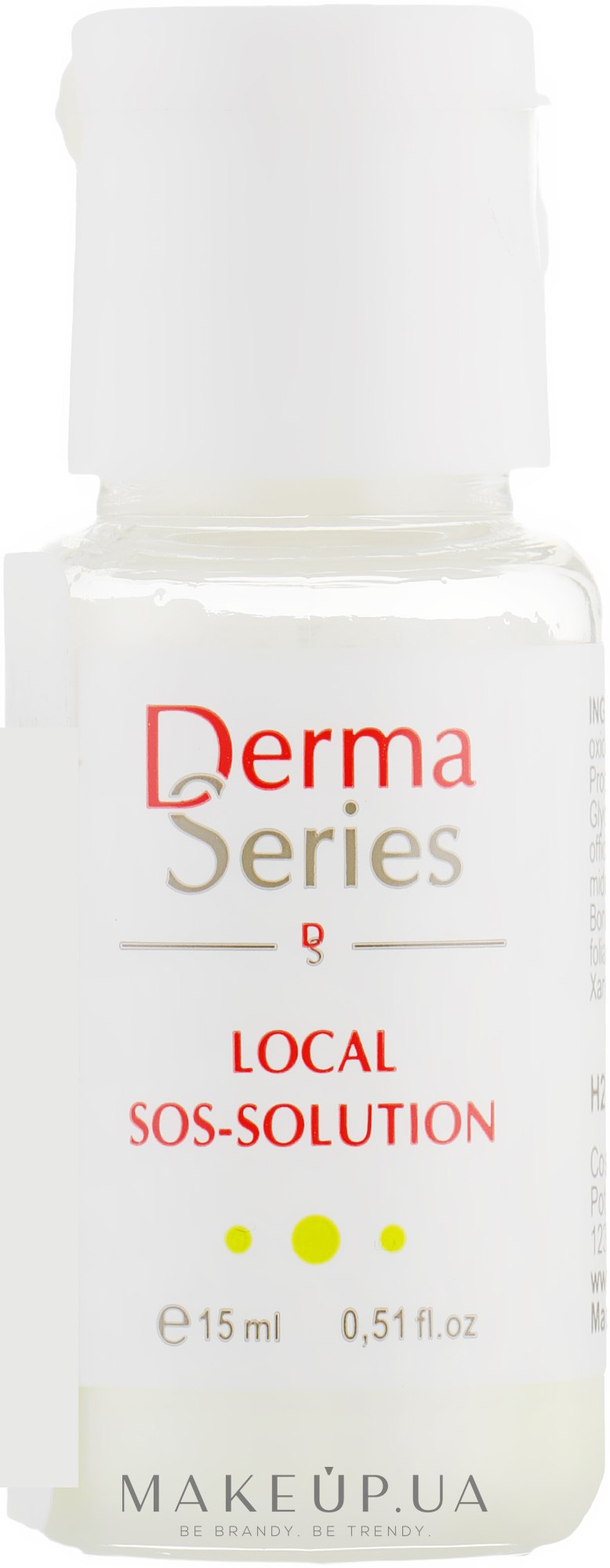 Противовоспалительное подсушивающее средство - Derma Series Local Sos Solution — фото 15ml
