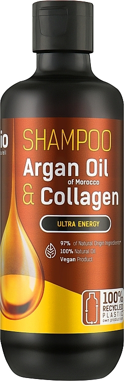 Шампунь для волос "Argan Oil of Morocco & Collagen" - Bio Naturell Shampoo