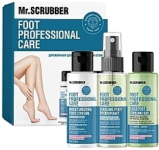 Духи, Парфюмерия, косметика Набор - Mr.Scrubber Foot Professional Care (spray/35ml + gel/35ml + cr/35ml)