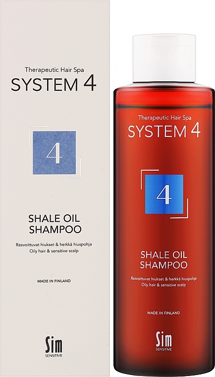 Шампунь для жирной и чувствительной кожи головы - Sim Sensitive System 4 S4 Shale Oil Shampoo — фото N2