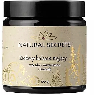 Кремовый травяной бальзам для снятия макияжа - Natural Secrets Herbal Cleansing Balm — фото N1