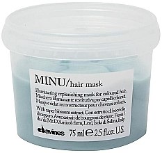 Парфумерія, косметика Відновлювальна маска для фарбованого волосся - Davines Essential Haircare Minu Hair Mask