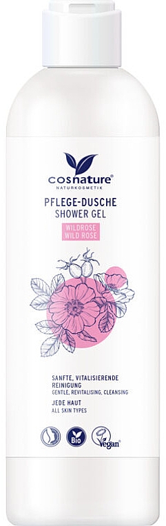 Доглядальний гель для душу "Шипшина" - Cosnature Shower Gel Wild Rose — фото N2