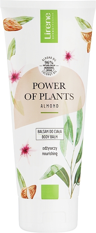 Живильний лосьйон для тіла - Lirene Power Of Plants Migdal Nourishing Body Lotion