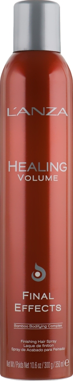 Лак для волос сильной фиксации - L'anza Healing Volume Final Effects — фото N1