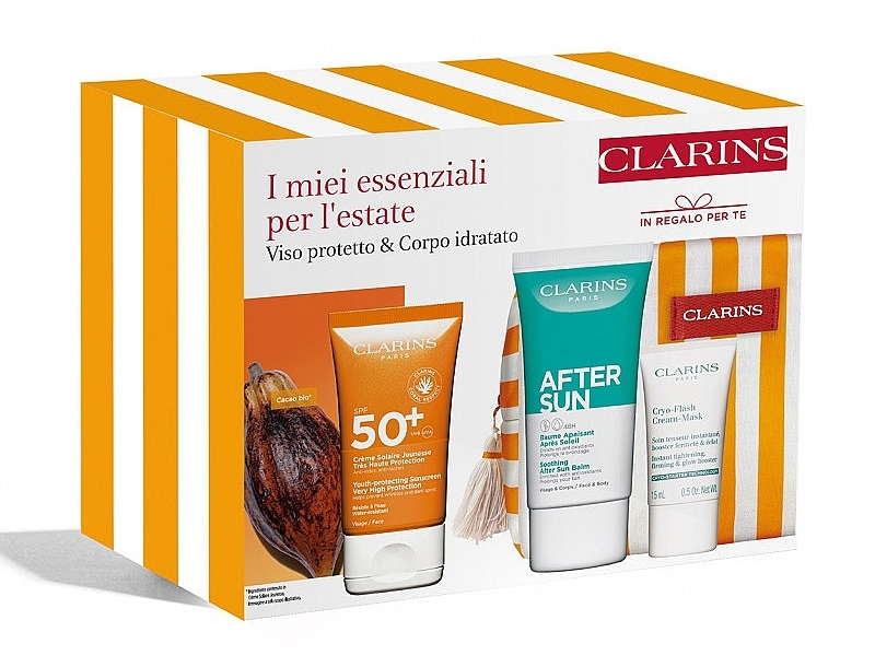 Набор, 5 продуктов - Clarins Sun Face Expert — фото N2