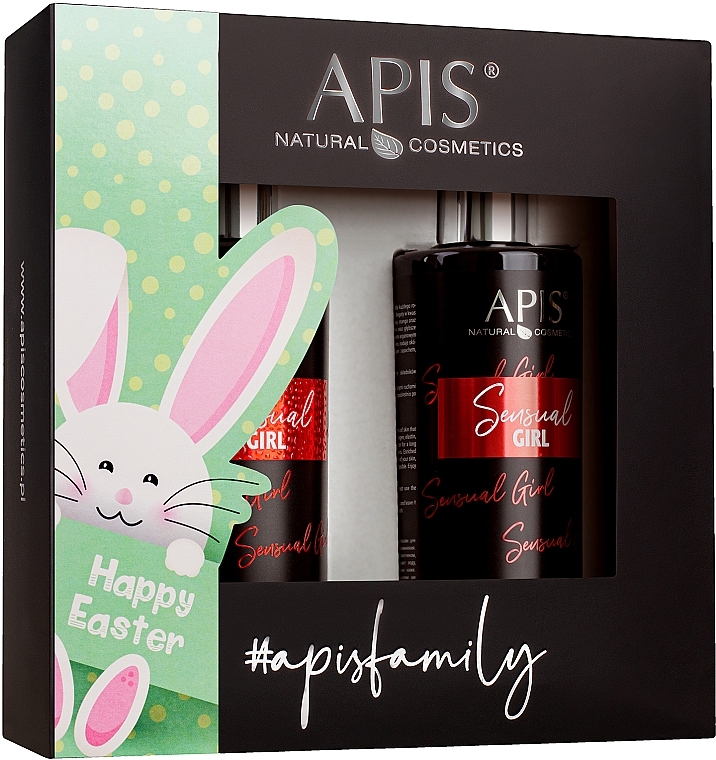 Набір - APIS Professional Sensual Girl Happy Ester Set (b/lot/300ml + h/cr/300ml) — фото N1