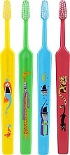 Духи, Парфюмерия, косметика Зубные щетки для детей, желтая + голубая + красная + салатовая - TePe Kids Extra Soft