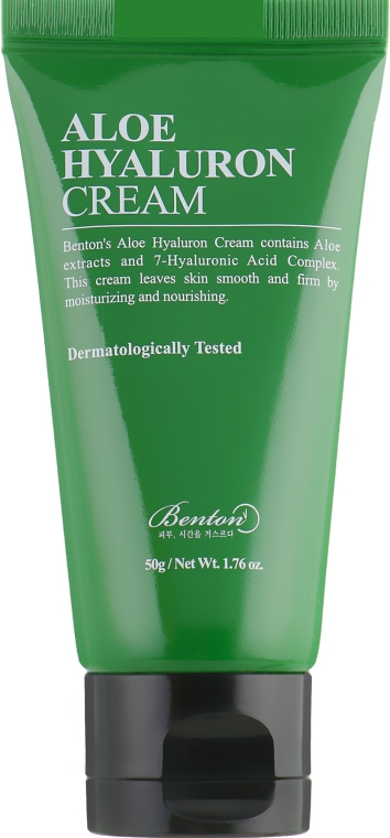 Увлажняющий крем для лица с алоэ и гиалуроновой кислотой - Benton Aloe Hyaluron Cream
