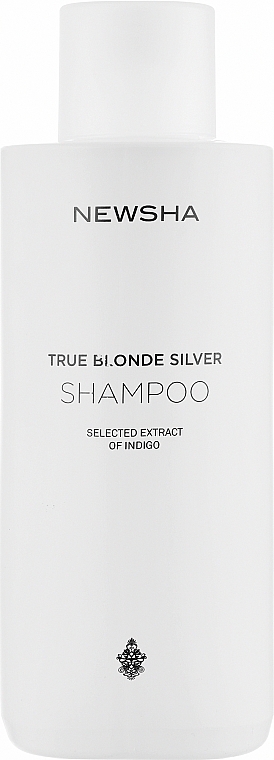 Серебряный шампунь для поддержания блонда - Newsha True Blonde Silver Shampoo — фото N3