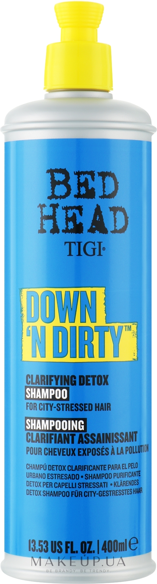 Шампунь-детокс для волос - Tigi Bed Head Down 'N Dirty Shampoo — фото 400ml