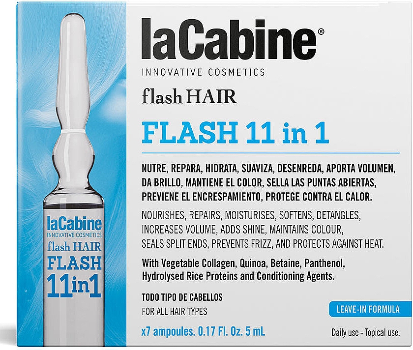 Ампули для волосся - La Cabine Flash Hair 11 in 1 — фото N1
