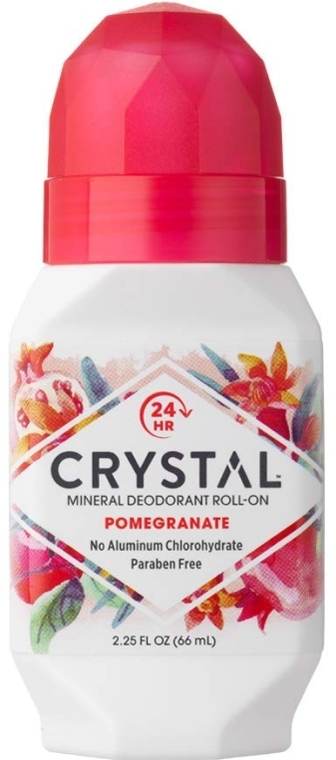 Роликовый дезодорант с ароматом Граната - Crystal Essence Deodorant Roll-On Pomegranate — фото N1