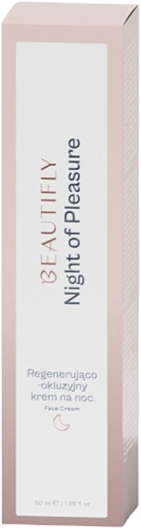 Восстанавливающий ночной крем для лица - Beautifly Night Of Pleasure Face Cream  — фото N2