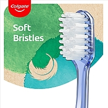 Зубна щітка Еко для глибокого чищення з переробленого пластику, блакитна - Colgate RecyClean — фото N6