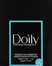 Чехол на кушетку из спандбонда, 0,8x2,1м, черный - Doily  — фото N1