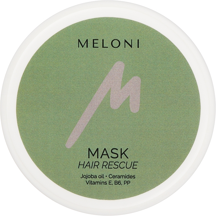 Интенсивная маска с маслом жожоба и витаминами Е, В6, РР - Meloni Hair Rescue Mask — фото N7