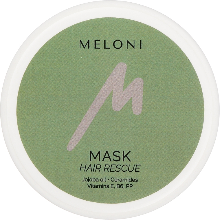 Интенсивная маска с маслом жожоба и витаминами Е, В6, РР - Meloni Hair Rescue Mask — фото N3