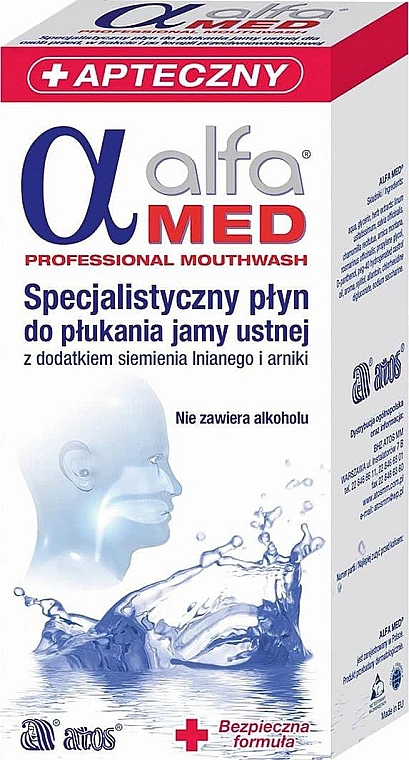 Спеціалізований ополіскувач для пацієнтів до, під час та після хіміотерапії - Alfa Med Professional Mouthwash — фото N1