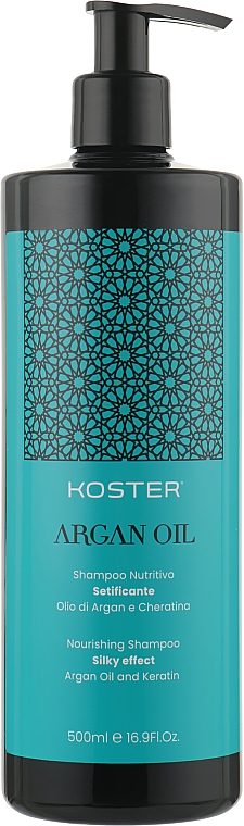 Живильний шампунь для волосся - Koster Argan Oil — фото N1