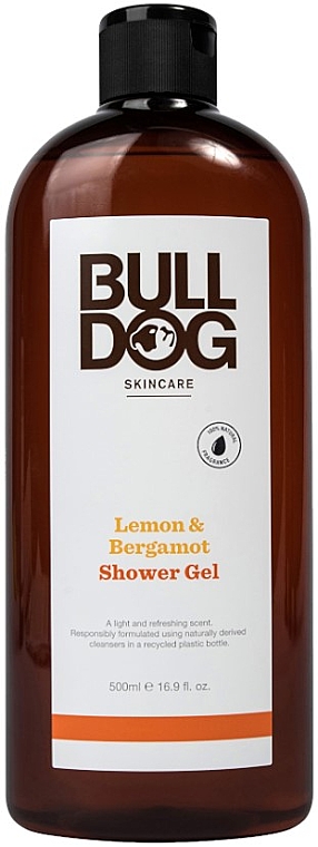 Гель для душа "Лимон и бергамот" - Bulldog Skincare Lemon & Bergamot Shower Gel — фото N1