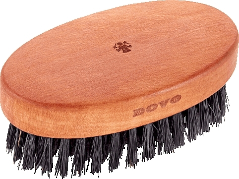 Щетка для бороды, овальная, 9 см - Dovo Beard Brush Oval — фото N1