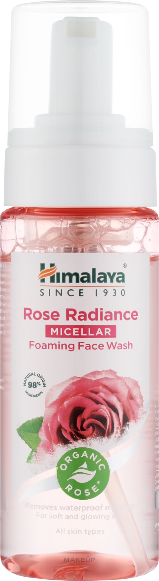 Мицеллярная пена для умывания "Роза" - Himalaya Herbals Rose Radiance Micellar Foaming Face Wash — фото 150ml