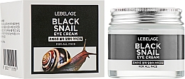 Улиточный восстанавливающий крем для кожи вокруг глаз - Lebelage Black Snail Eye Cream — фото N2