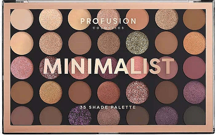 Палетка тіней для повік - Profusion Cosmetics Minimalist 35 Shade Palette — фото N1