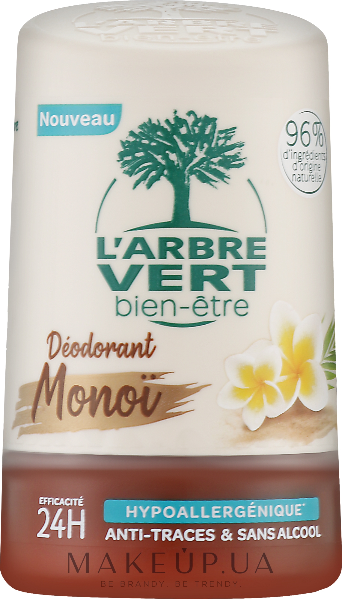Дезодорант с кокосовым маслом - L'Arbre Vert Monoi Deodorant — фото 50ml