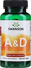 Харчова добавка "Вітамін A + D" - Swanson Vitamin A + D — фото N1