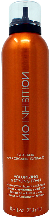 Пена для объема и формы - No Inhibition Styling Volumizing & Styling Foam — фото N1