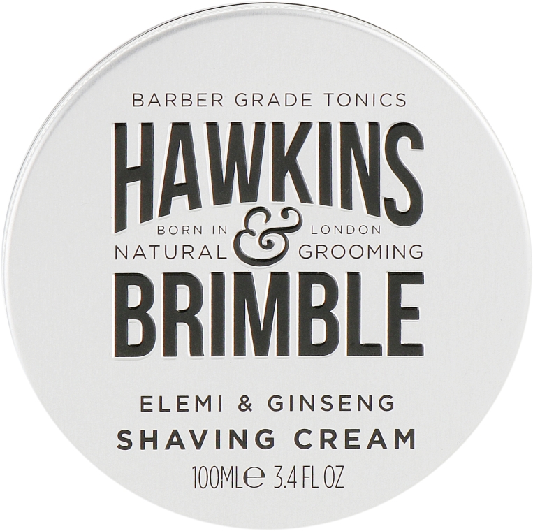 Крем для бритья - Hawkins & Brimble Elemi & Ginseng Shaving Cream — фото N1