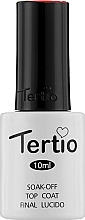 Духи, Парфюмерия, косметика Финишное покрытие с липким слоем - Tertio Soak-Off Top Coat