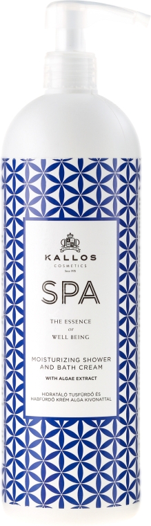 Крем-гель для душу - Kallos SPA Moisturizing Shower and Bath Cream With Algae Extract — фото N3