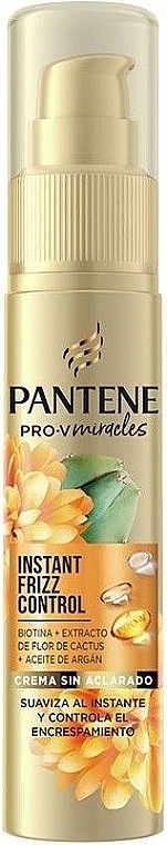 Крем для контролю пухнастості волосся - Pantene Pro-V Miracles Instant Frizz Control Cream — фото N1
