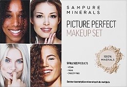 Набор, 5 продуктов - Sampure Minerals Picture Perfect Makeup Set Dark — фото N2
