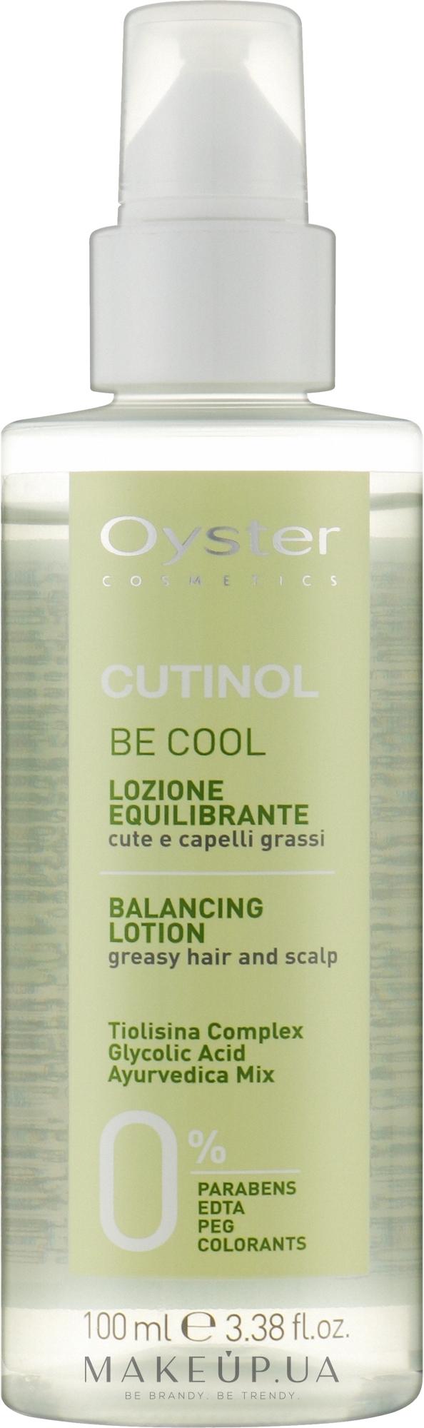 Лосьон для волос - Oyster Cosmetics Cutinol Be Cool Balsam Normalization Sebum  — фото 100ml