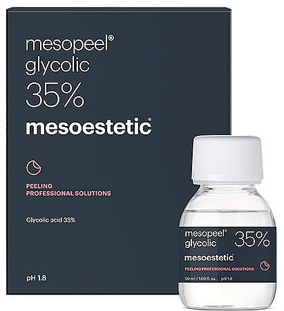 Поверхностный гликолевый пилинг 35% - Mesoestetic Mesopeel Glycolic 35% — фото N1