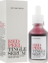 Духи, Парфюмерия, косметика Сыворотка-пилинг для лица - So Natural Red Peel Tingle Serum