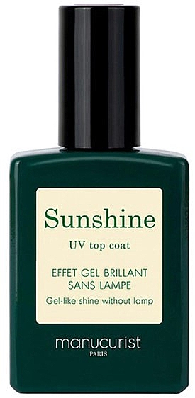 Закрепитель лака с гелевым эффектом - Manucurist Sunshine UV Top Coat — фото N1